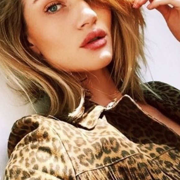 Vintage! Rare! New! ๐St.Laurent Leopard Fringe Curtis Jacket Sz. 38 NWT ๐๐ - Picture 4 of 16